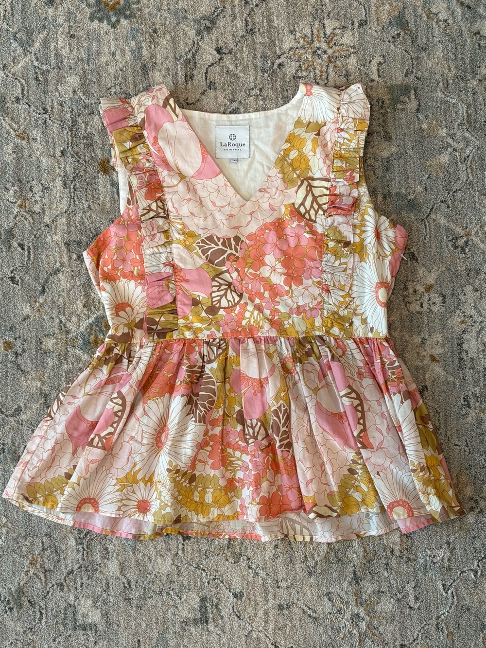 La Roque Peplum Babydoll Top